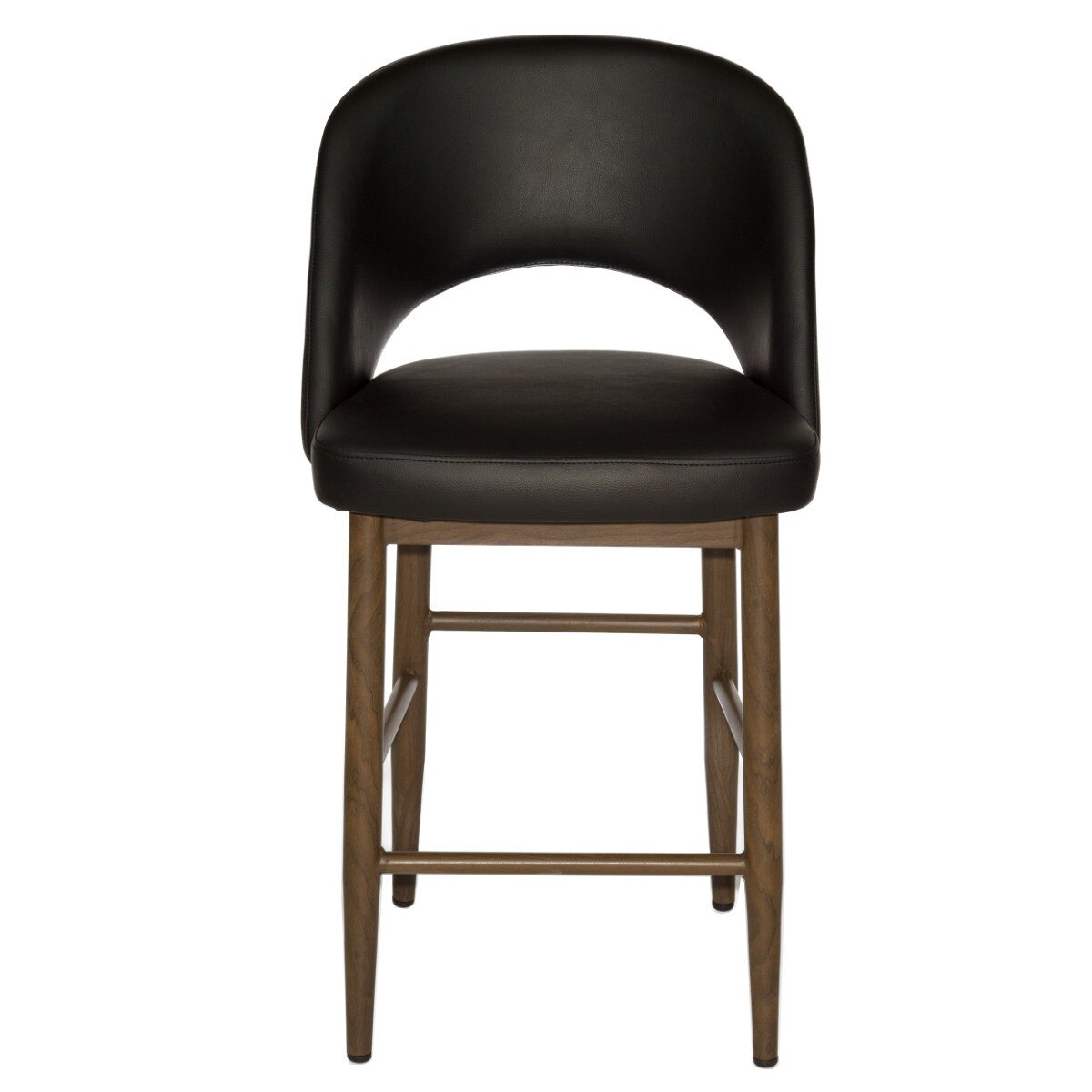 Henricks Stool black leatherette
